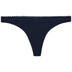 Stringi TOMMY HILFIGER UW0UW00917. Niebieskie stringi damskie TOMMY HILFIGER, l, bez wzorów. Za 79,00 zł.