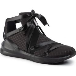 Buty PUMA - Fierce Rope Satin EP Wn's 190538 02 Puma Black. Czarne buty sportowe damskie Puma, bez wzorów, ze skóry ekologicznej, sportowe, na fitness i siłownię. W wyprzedaży za 339,99 zł.