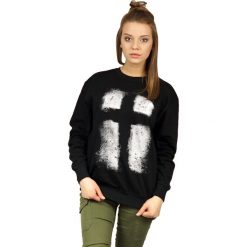 Bluza marki UNDERWORLD unisex Cross. Czarne bluzy damskie Underworld, xl, bez wzorów, z materiału, bez rękawów, bez kaptura. Za 119,99 zł.