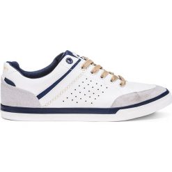 Trampki męskie: BUTY MĘSKIE TRAMPKI T210 – BIAŁE