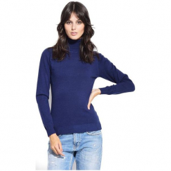 William De Faye Sweter Damski Xl Ciemny Niebieski. Niebieskie golfy damskie marki William de Faye, xl, z kaszmiru. Za 189,00 zł.