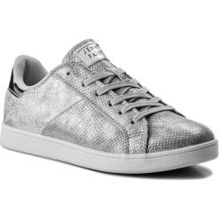 Sneakersy JENNY FAIRY - WP66-17142 Srebrny. Szare półbuty damskie skórzane Jenny Fairy. Za 79,99 zł.