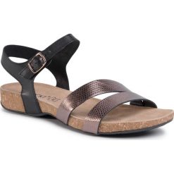 Sandały LASOCKI - RST-141-11 Black 1. Pomarańczowe klapki damskie Lasocki, bez wzorów, ze skóry, bez obcasa. Za 119,99 zł.