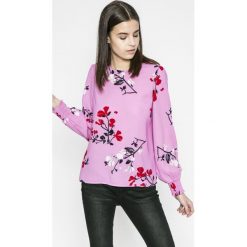 Vero Moda - Bluzka. Różowe bluzki damskie marki Vero Moda, s, z aplikacjami, z poliesteru, eleganckie, z okrągłym kołnierzem, bez rękawów. W wyprzedaży za 69,90 zł.