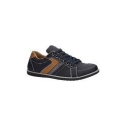 Buty Casu Granatowe półbuty sznurowane E1950A-2. Czarne trampki męskie Casu, na sznurówki. Za 59,99 zł.
