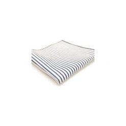 Poszetka Blue&White. Niebieskie poszetki męskie marki Edyta kleist, bez wzorów, z bawełny, eleganckie. Za 49,00 zł.