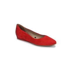 Baleriny Tamaris CECILIA. Czerwone baleriny damskie Tamaris, bez wzorów, bez obcasa. Za 219,90 zł.