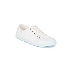 Buty Yurban GUADOC. Białe trampki i tenisówki damskie marki Yurban, bez wzorów, bez zapięcia. Za 103,20 zł.