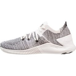 Nike Performance FREE FLYKNIT 3 Obuwie treningowe white/black. Białe buty sportowe damskie marki Nike Performance, z materiału. Za 509,00 zł.