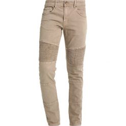Spodnie męskie: Redefined Rebel STOCKHOLM BIKER Jeans Skinny Fit teak brown