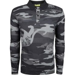 Versace Jeans Longsleeve Polo. Koszulki męskie Versace Jeans, z nadrukiem, z bawełny, bez rękawów. Za 349,00 zł.
