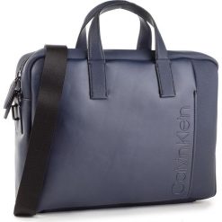 Torba na laptopa CALVIN KLEIN - Elevated Logo Slim Laptop Bag K50K503870 443. Szare torby na laptopa marki Calvin Klein, szklane. Za 649,00 zł.