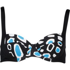 Biustonosz bikini "Livorno" w kolorze czarno-niebieskim. Niebieskie stroje kąpielowe dwuczęściowe damskie marki Lisca. W wyprzedaży za 86,95 zł.