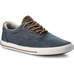 Tenisówki SPRANDI - M188SS16-01 Granatowy 1. Niebieskie półbuty męskie Sprandi, bez wzorów, ze skóry ekologicznej, bez zapięcia. Za 79,99 zł.