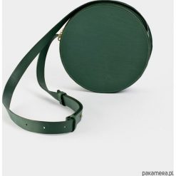 Torebki klasyczne damskie: CIRCLE BAG – w Butelkowej Zieleni
