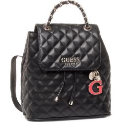 Plecak GUESS - Melise (VG) HWVG76 67320 BLA. Czarne plecaki damskie Guess, z aplikacjami, eleganckie. Za 649,00 zł.