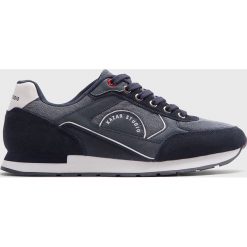Kazar Studio - Buty. Niebieskie sneakersy męskie Kazar Studio, z okrągłym noskiem, na sznurówki. Za 279,90 zł.