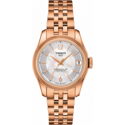 PROMOCJA ZEGAREK TISSOT T-Classic T108.208.33.117.00. Białe, analogowe zegarki męskie TISSOT, ze stali. W wyprzedaży za 4048,00 zł.