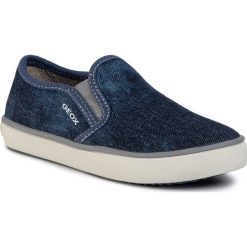 Tenisówki GEOX - J Kilwi B. A J94A7A 01311 C0024 M Blue/Grey. Niebieskie trampki chłopięce Geox, bez wzorów, z materiału, bez zapięcia. W wyprzedaży za 179,00 zł.