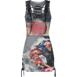 Five Finger Death Punch EMP Signature Collection Sukienka szary. Szare sukienki na komunię Five Finger Death Punch, l, z nadrukiem, z dekoltem na plecach, bez rękawów. Za 121,90 zł.