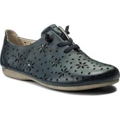 Półbuty JOSEF SEIBEL - Fiona 27 87227 971 530 Ocean. Niebieskie półbuty damskie skórzane marki Josef Seibel, na płaskiej podeszwie. W wyprzedaży za 259,00 zł.