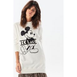 Bluza z Myszką Miki - Kremowy. Białe bluzy damskie marki Reserved, l. Za 89,99 zł.
