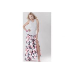 DRESS.BOXING TRiangle long. Szare sukienki damskie marki Taff.one, xl, z nadrukiem, bez kołnierzyka, bez rękawów. Za 249,00 zł.