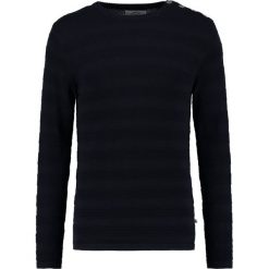 Swetry klasyczne męskie: Kronstadt KELD Sweter navy/red