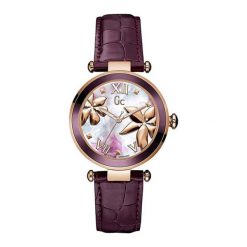 Zegarek "Y21001L3" w kolorze fioletowym. Fioletowe, analogowe zegarki damskie Liu Jo, Guess, ze stali. W wyprzedaży za 399,95 zł.