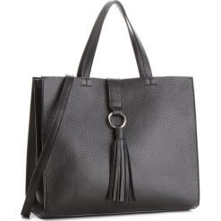 Torebka CREOLE - K10519 Czarny. Czarne torebki klasyczne damskie Creole, bez wzorów, ze skóry, eleganckie, bez dodatków. W wyprzedaży za 229,00 zł.