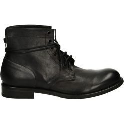 Botki męskie - T288 CRU NERO. Czarne botki męskie Venezia, ze skóry. Za 299,00 zł.