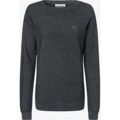 Lacoste - Sweter damski, niebieski. Niebieskie swetry damskie Lacoste, z aplikacjami, z bawełny, klasyczne, bez rękawów, bez kaptura. Za 349,95 zł.