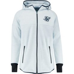 Bluzy męskie: SIKSILK APEX ZIP THROUGH TRACK TOP Bluza rozpinana snow white