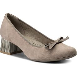Półbuty LASOCKI - A304 Beżowy Ciemny. Brązowe półbuty damskie skórzane Lasocki, eleganckie, na obcasie. Za 189,99 zł.