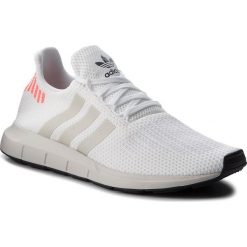 Buty adidas - Swift Run B37731 Ftwwht/Cblack/Greone. Białe buty sportowe męskie Adidas, na co dzień, bez wzorów, z tworzywa sztucznego, bez zapięcia. W wyprzedaży za 269,00 zł.