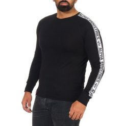 Koszulka Longsleeve Alpha Industries AI Tape 198515-03. Czarne koszulki męskie Alpha Industries, m, bez wzorów, bez kołnierzyka, bez rękawów. Za 144,99 zł.