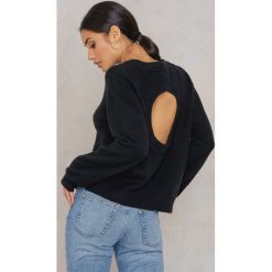Cheap Monday Sweter Once - Black. Czarne swetry klasyczne damskie marki Cheap Monday, z bawełny, z dekoltem na plecach. W wyprzedaży za 91,98 zł.