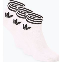 Adidas Originals - Damskie skarpety do obuwia sportowego pakowane po 3 szt., czarny. Czarne skarpetki damskie adidas Originals, w paski. Za 59,95 zł.