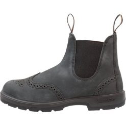 Buty zimowe męskie: Blundstone CLASSIC WINGCAP Botki rustic black