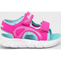 Skechers - Sandały dziecięce. Różowe sandały dziewczęce Skechers, z gumy, bez zapięcia. Za 139,90 zł.