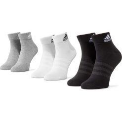 Zestaw 3 par niskich skarpet unisex adidas - Light Ank 3PP DZ9434 Mgreyh/White/Black. Szare skarpetki damskie Adidas, bez wzorów, z elastanu. Za 39,00 zł.