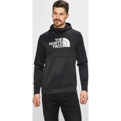 The North Face - Bluza. Czarne bluzy męskie The North Face, xl, z nadrukiem, z poliesteru, z kapturem, bez rękawów, z kapturem. W wyprzedaży za 229,90 zł.