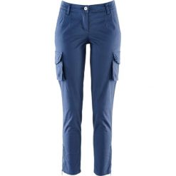 Chinosy damskie: Spodnie chino Boyfriend bonprix indygo