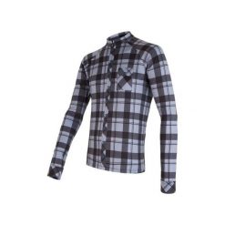Sensor Koszulka Rowerowa W Kratę Black/Gray L. Szare koszulki sportowe męskie marki Sensor, m, z materiału. W wyprzedaży za 229,00 zł.