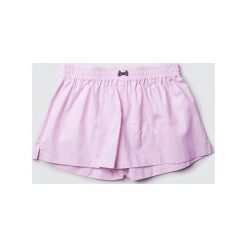 Spodenki damskie do spania bokserki ROŻ KROPKI. Różowe szorty damskie HisOutfit, l, bez wzorów, z bawełny. Za 79,00 zł.