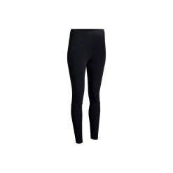 Legginsy slim Gym & Pilates 500 damskie. Czarne legginsy marki Adidas, xs, z elastanu. W wyprzedaży za 74,99 zł.