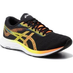 Buty ASICS - Gel-Excite 6 1011A165 Black/Shocking Orange 006. Czarne buty sportowe męskie Asics, z tworzywa sztucznego, bez zapięcia, do biegania. W wyprzedaży za 279,00 zł.