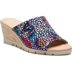 Espadryle GABOR - 82.840.26 River (Jute). Szare espadryle damskie marki Gabor, bez wzorów, ze skóry, bez obcasa, na obcasie. W wyprzedaży za 269,00 zł.
