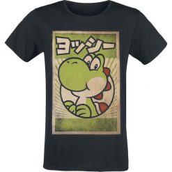 T-shirty męskie: Super Mario Propaganda Yoshi T-Shirt czarny