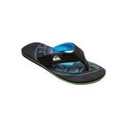 Japonki MOLOKAI LAYBACK męskie. Czarne japonki męskie marki Quiksilver, z bawełny. W wyprzedaży za 69,99 zł.